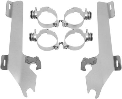 Monteringssats Memphis Shades Trigger-Lock Batwing-fairing 18 Exp polerad Honda 02-08