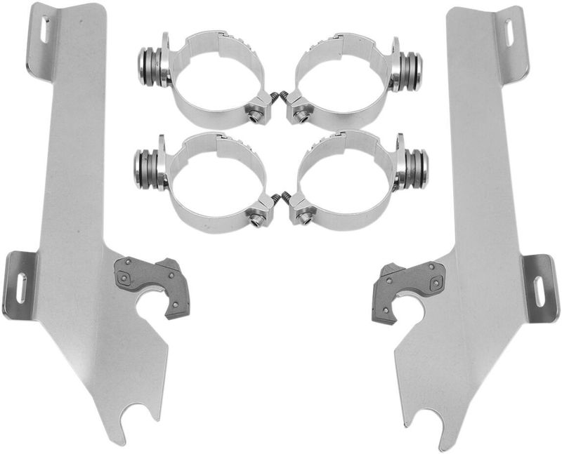 Monteringssats Memphis Shades Trigger-Lock Batwing-fairing 18 Exp polerad Honda 02-08