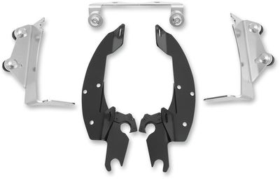 Monteringssats Memphis Shades Trigger-Lock svart Kawasaki 06-upp