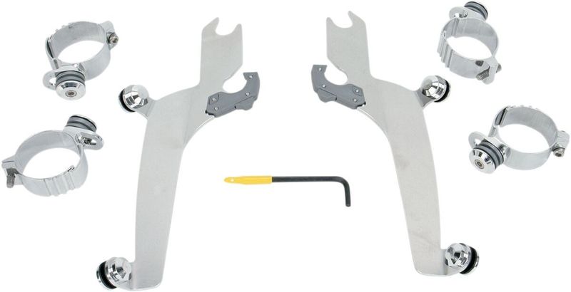 Monteringssats Memphis Shades Trigger-Lock Sportshield-vindruta polerad Honda Fury