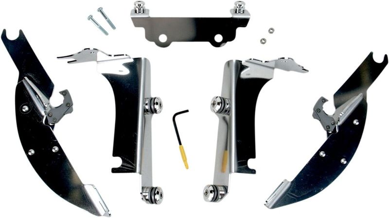 Monteringssats Memphis Shades Trigger-Lock polerad Kawasaki 96-06