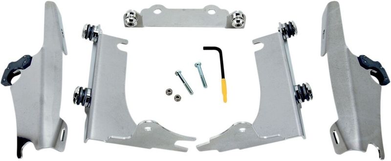Monteringssats Memphis Shades Trigger-Lock polerad Kawasaki Classic / Vulcan Classic 96-06