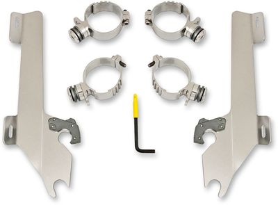 Monteringssats Memphis Shades Trigger-Lock polerad Victory 04-17, Kawasaki 04-08