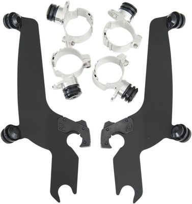 Monteringssats Memphis Shades No-Tool Trigger-Lock Sportshield VN900 svart rostfri MEB8934