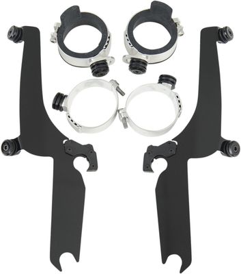 Monteringssats Memphis Shades No-Tool Trigger-Lock Sportshield svart rostfri Yamaha 98-11