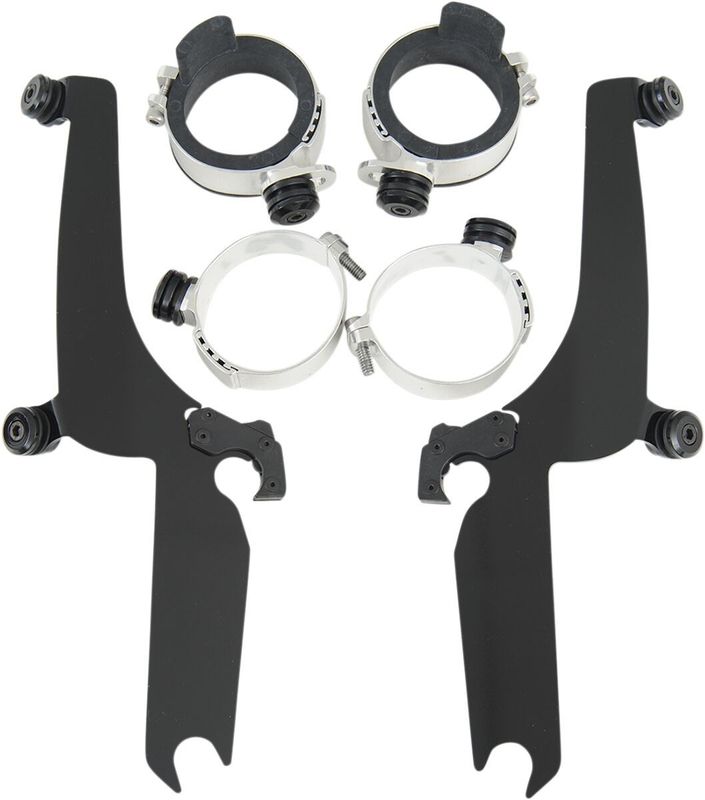 Monteringssats Memphis Shades No-Tool Trigger-Lock Sportshield svart rostfri Yamaha 98-11