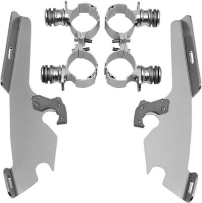 Monteringssats Memphis Shades Trigger-Lock Sabr polerad Honda Sabre 10-14