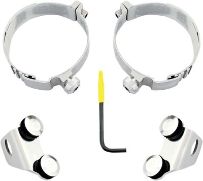 Monteringssats Memphis Shades polerad Yamaha 06-16, Suzuki 06-16, Kawasaki 04-10