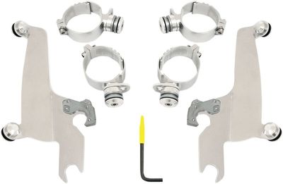 Monteringssats Memphis Shades No-Tool Trigger-Lock Sportshield Suz M50 polerad rostfri