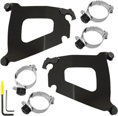 Monteringssats kåpa Memphis Shades Honda 02-08 svart