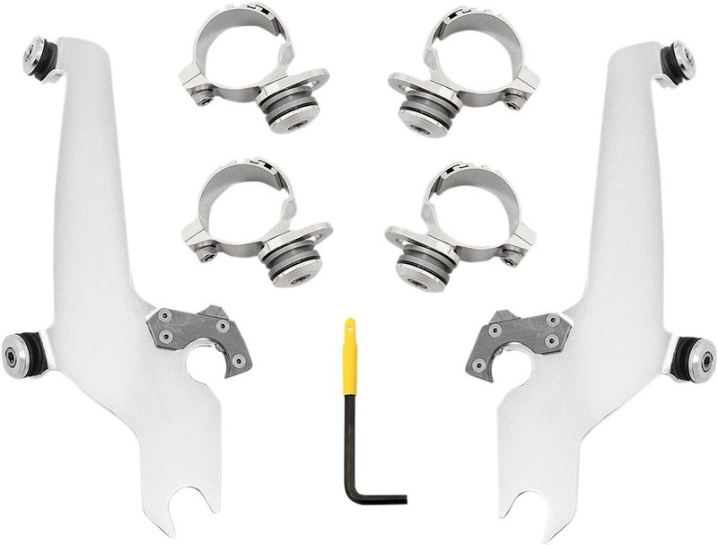 Monteringssats Memphis Shades Sportshield Trigger-Lock polerad rostfri Indian 15-24