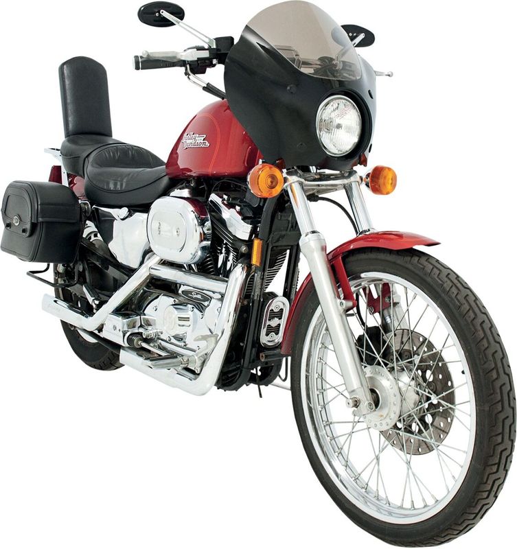 Kåpa Memphis Shades Gauntlet svart Sportster 96-16, Softail 18-24
