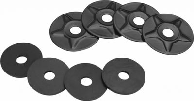 Bricka Show Chrome Satn svart Honda 88-upp, Can Am (Brp) 10-upp (4-pack)
