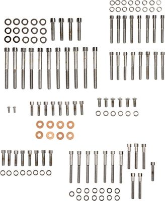 Skruvsats Drag Specialties krom slät Sportster 04-22