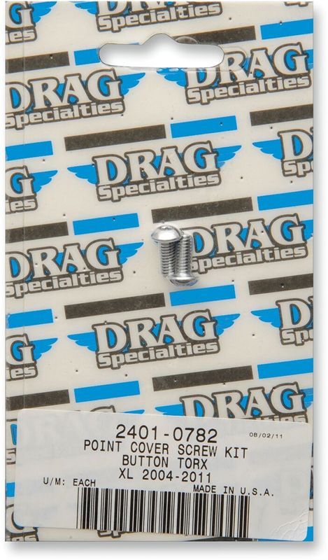 Skruv kåpa Drag Specialties krom Sportster 04-22