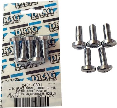 Monteringssats nav Drag Specialties Brake Rear H-D 85-17 krom