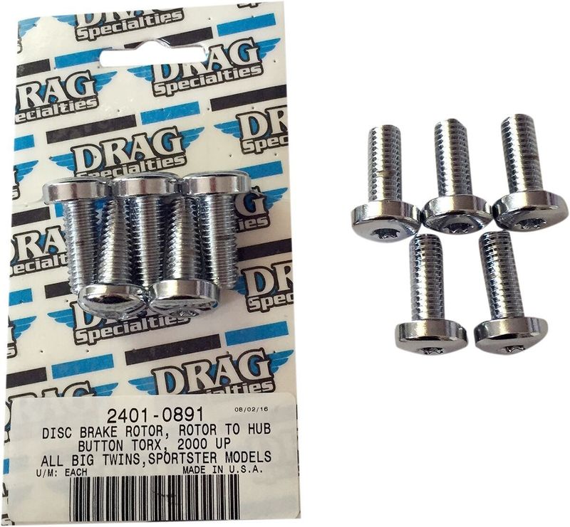 Monteringssats nav Drag Specialties Brake Rear H-D 85-17 krom