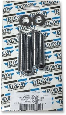Monteringssats stötdämpare Drag Specialties Sportster 04-22 krom