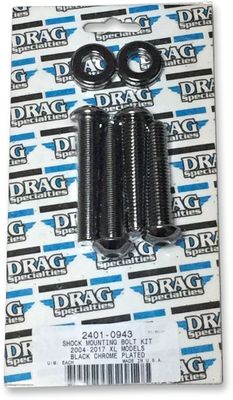 Monteringssats stötdämpare Drag Specialties Sportster 04-22 svart