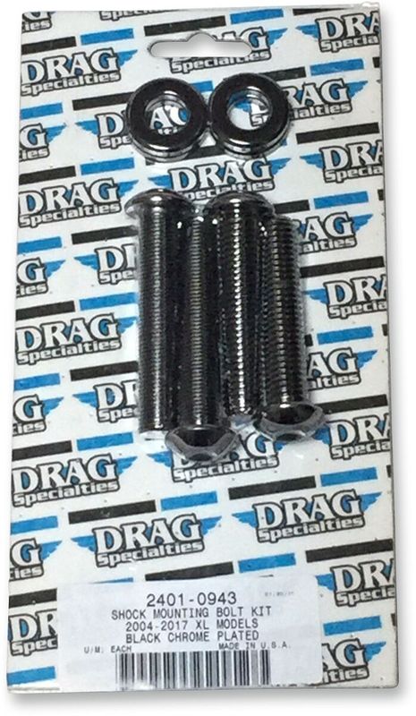 Monteringssats stötdämpare Drag Specialties Sportster 04-22 svart