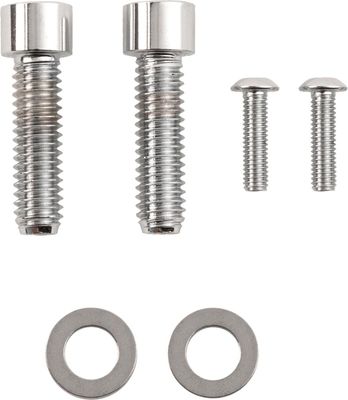 Skruvsats Drag Specialties M-Eight Rear Brake slät krom H-D 17-24