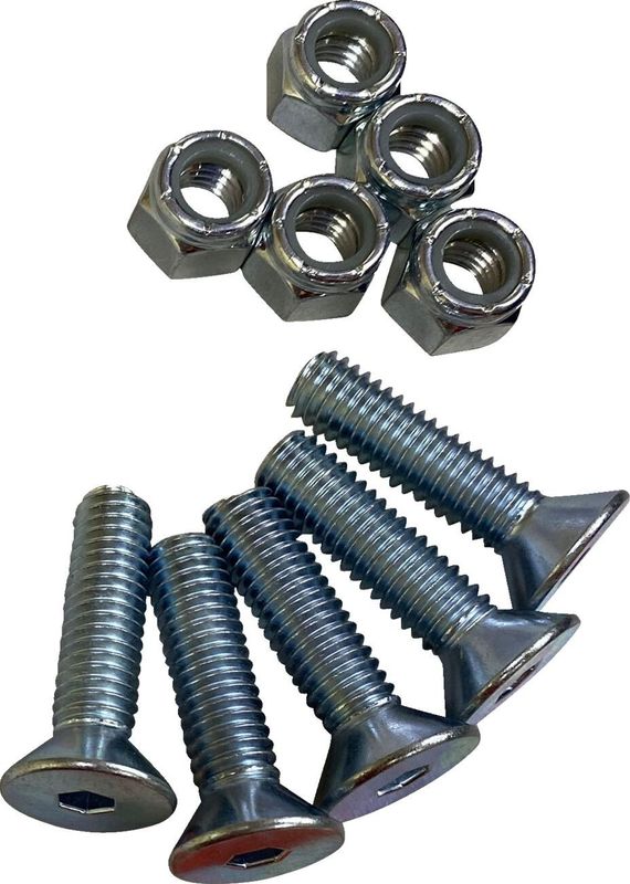 Monteringssats bromsskiva Drag Specialties 3/8-16CS W/nut