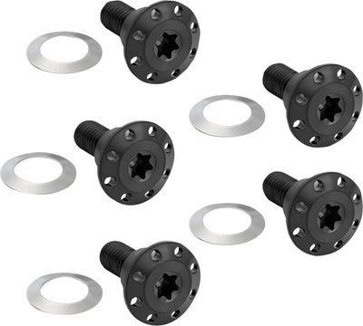 Bultsats bromsskiva fram Arlen Ness Holeshot flytande svart 300-921