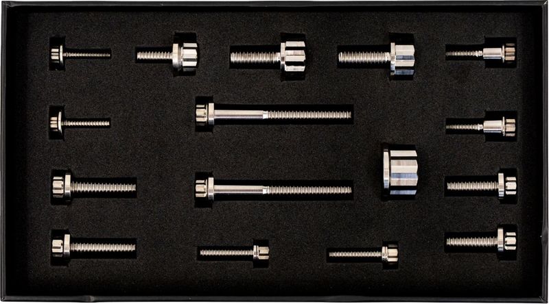 Fäste fotpinne Trask Bitchin titan H-D 17-upp