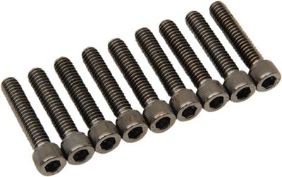 Skruvsats Drag Specialties M-Eight räfflad svart H-D 17-upp MK779BK