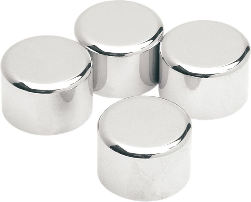 Skruvkåpor bromsok Drag Specialties 12 krom H-D 00-07 (4-pack)