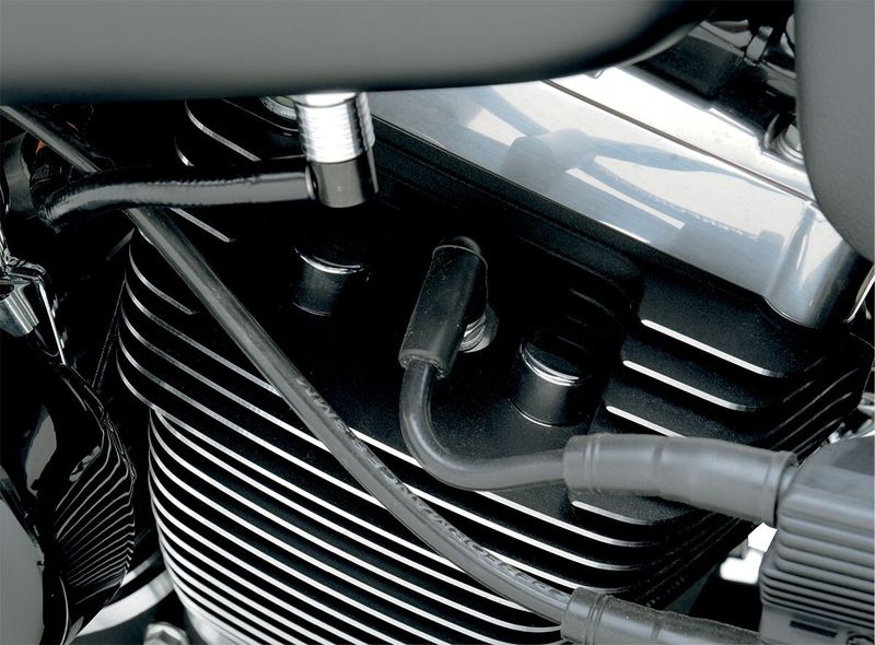 Skruvkåpor Drag Specialties krom H-D 85-21 (4-pack)