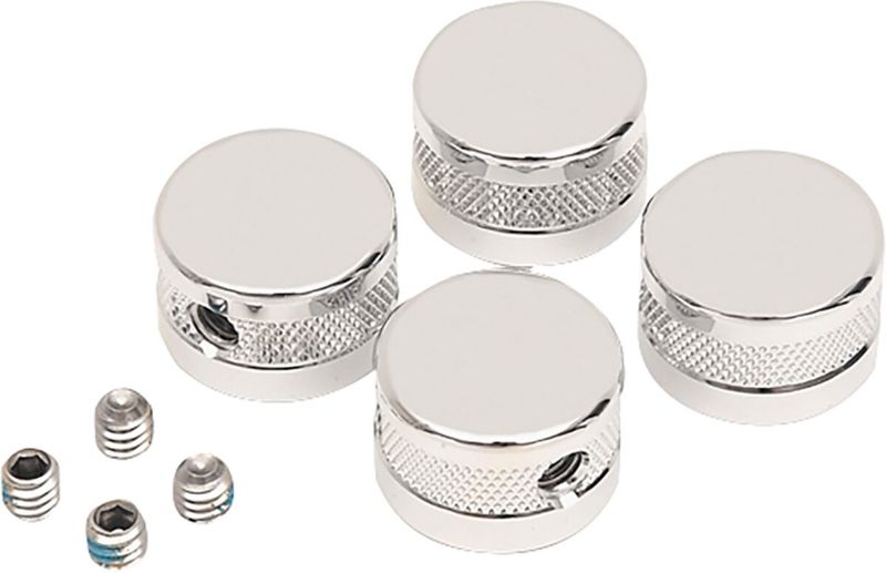 Skruvkåpor Drag Specialties S&S krom (4-pack)