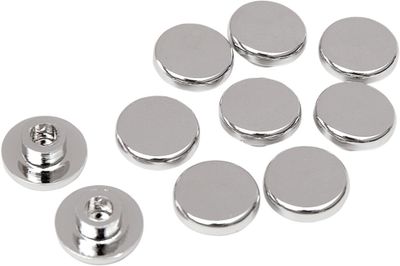 Skruvkåpor Drag Specialties Button-style Socket-head krom