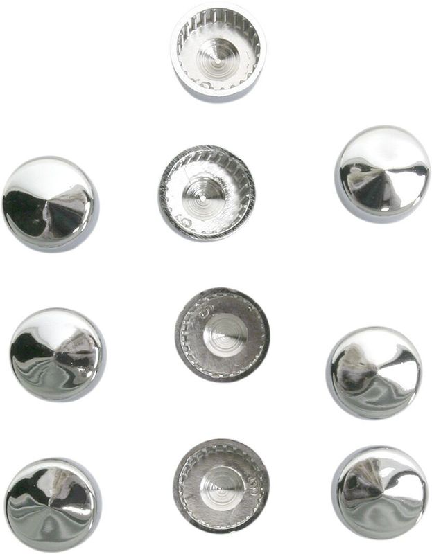 Skruvkåpor Drag Specialties Hex Bolt/nut 10PK 1/2 krom