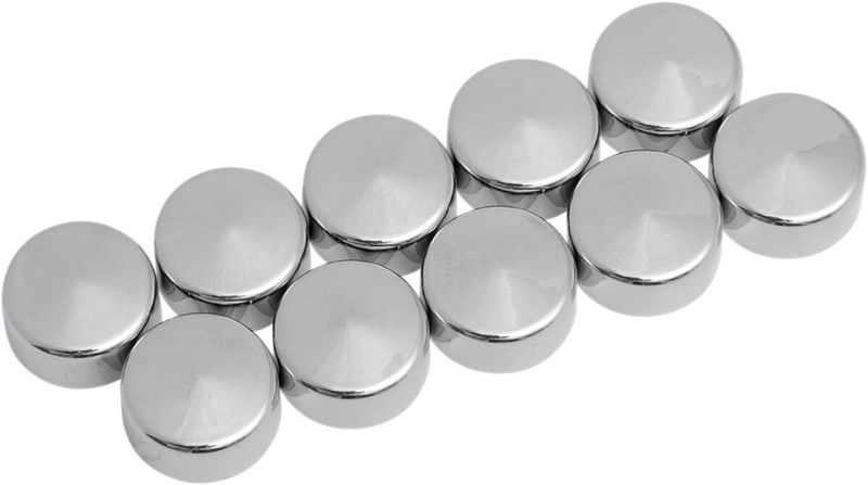 Skruvkåpor Drag Specialties Hex Bolt/nut 10PK 9/16 krom