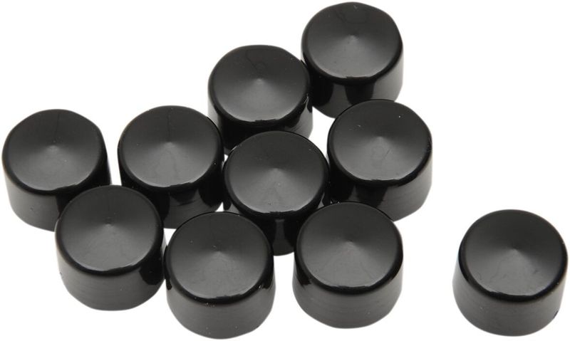 Skruvkåpor Drag Specialties Allen 1/4 svart (10-pack)