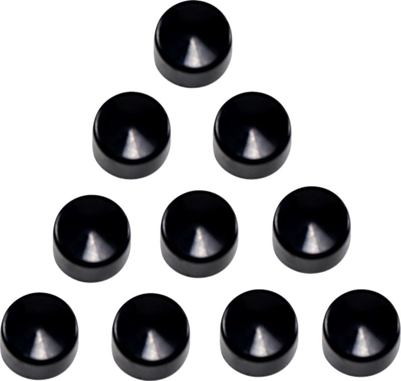 Skruvkåpor Drag Specialties Allen 5/16 svart (10-pack)
