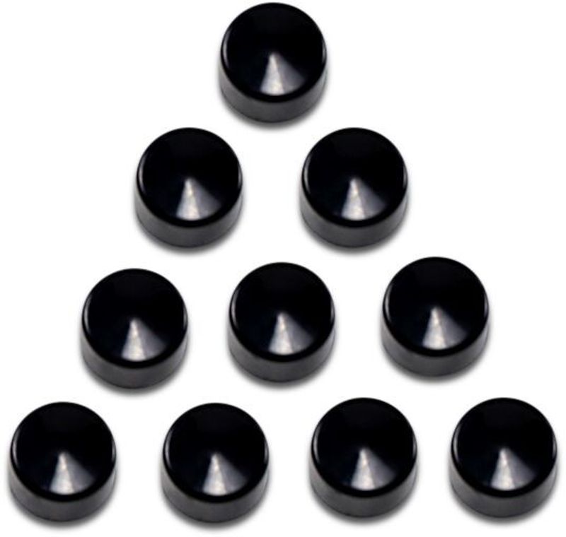 Skruvkåpor Drag Specialties Allen 5/16 svart (10-pack)