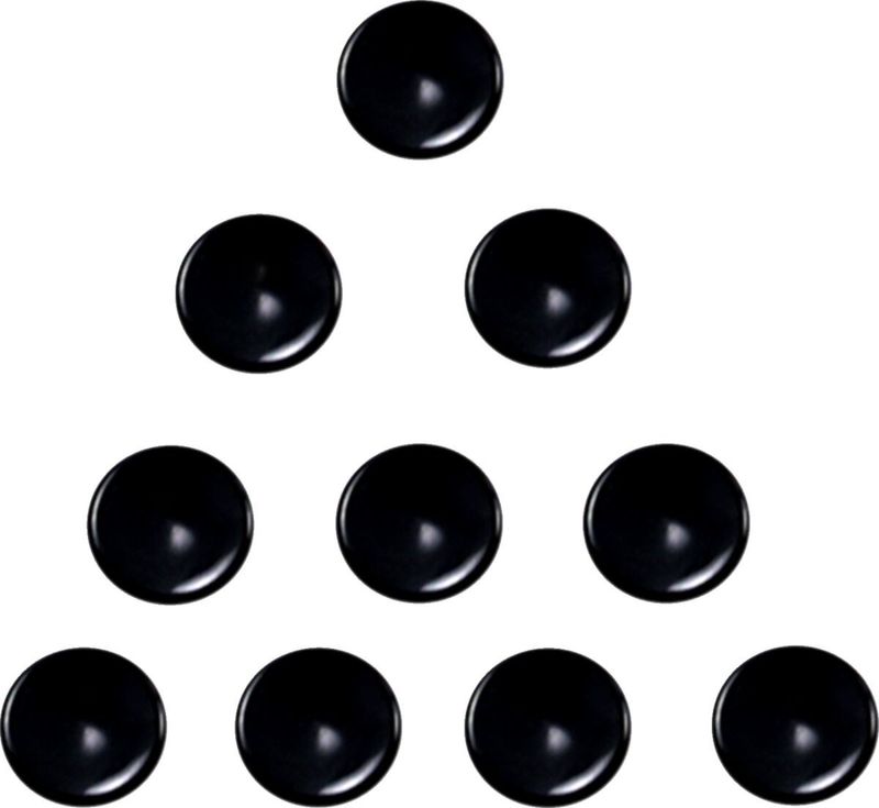 Skruvar kåpa Drag Specialties insexskalle 5/16" svart 10-pack