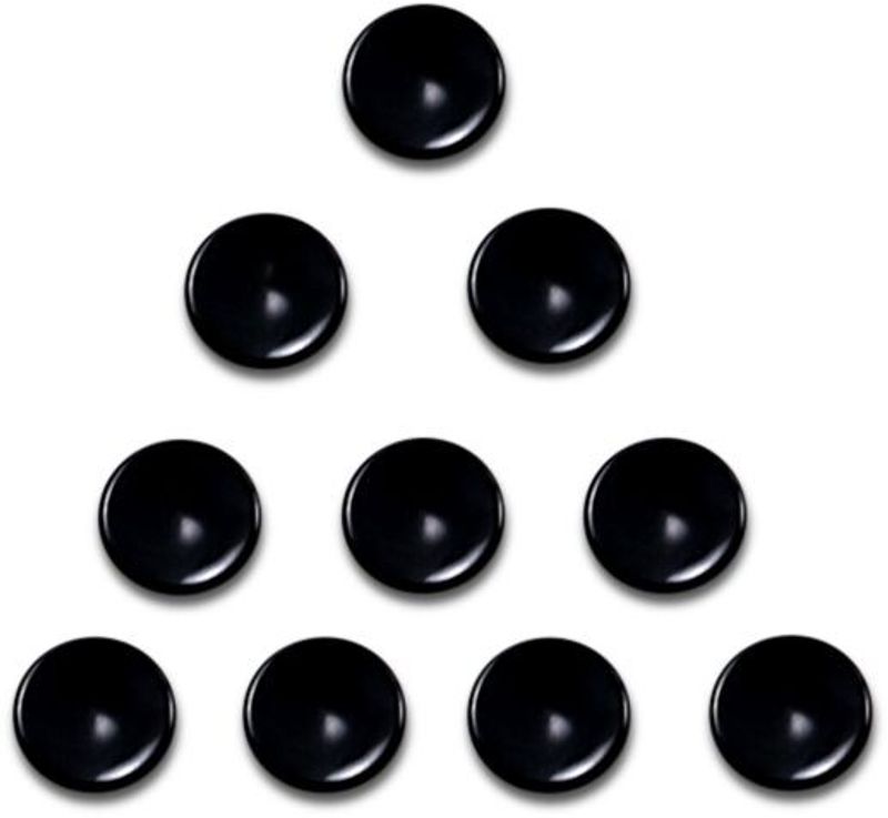 Skruvar kåpa Drag Specialties insexskalle 5/16" svart 10-pack