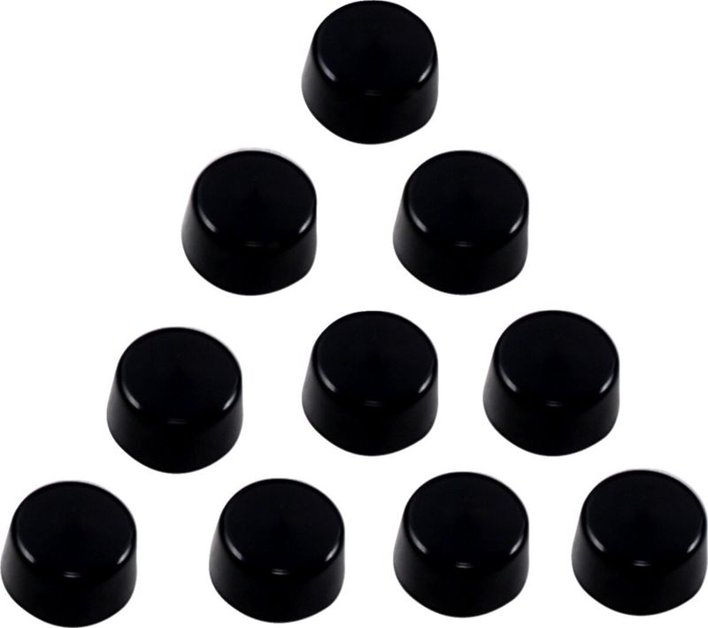 Skruvkåpor Drag Specialties Buttonhead/hex 5/16 svart (10-pack)