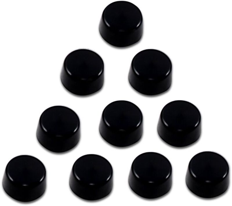 Skruvkåpor Drag Specialties Buttonhead/hex 5/16 svart (10-pack)