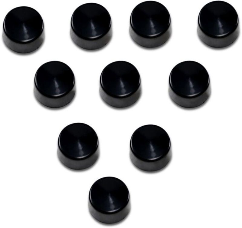 Skruvkåpor Drag Specialties Allen 3/8 svart (10-pack)