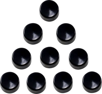 Skruvkåpor Drag Specialties Hex 5/16 svart (10-pack)