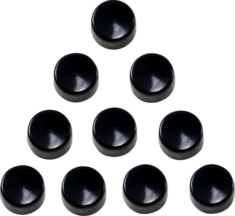 Skruvkåpor Drag Specialties Hex 5/16 svart (10-pack)