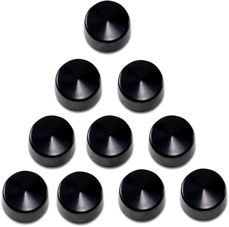 Skruvkåpor Drag Specialties Allen 1/2 svart (10-pack)