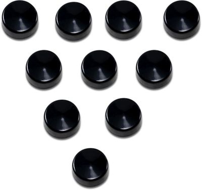 Skruvkåpor Drag Specialties Hex 7/16 svart (10-pack)