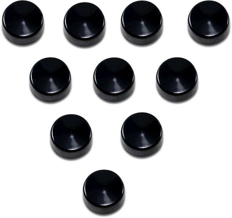 Skruvkåpor Drag Specialties Hex 7/16 svart (10-pack)