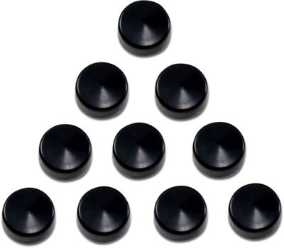 Skruvkåpor Drag Specialties Hex 3/8 svart 352087 (10-pack)