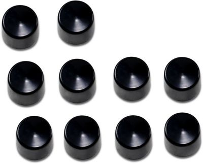 Skruvkåpor Drag Specialties Hex 3/8 svart 352089 (10-pack)